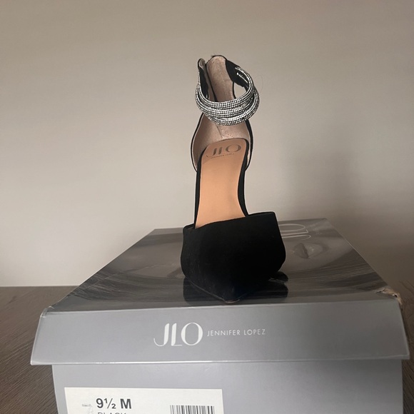 JLO Black Suede Pumps - Picture 3 of 4